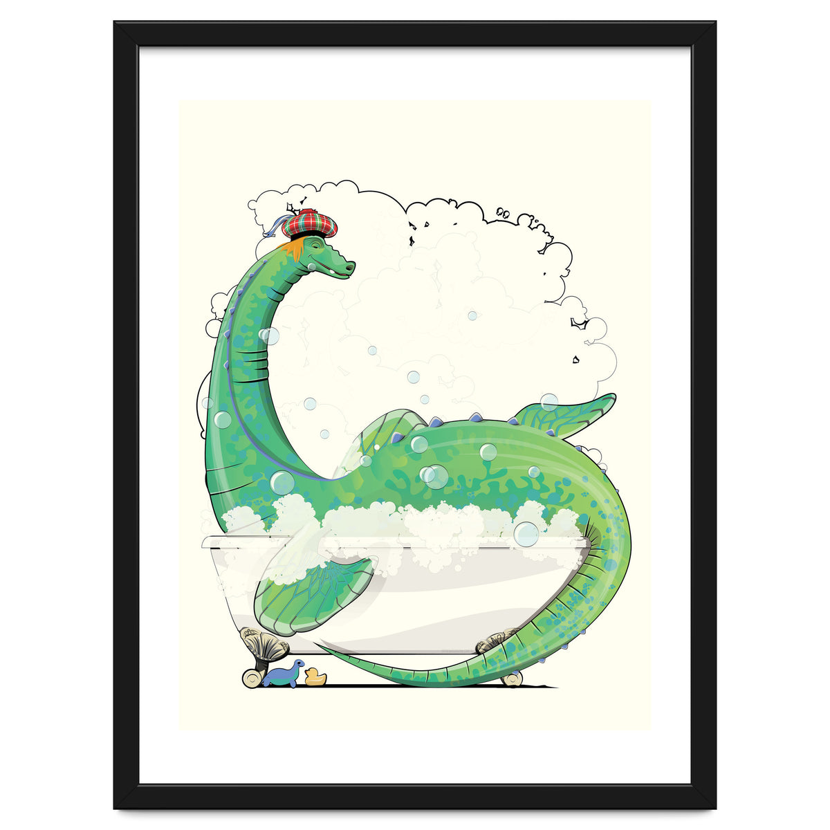 Loch Ness Monster in the Bath, Funny Bathroom Humour