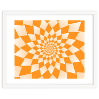 Abstract Orange Geometric