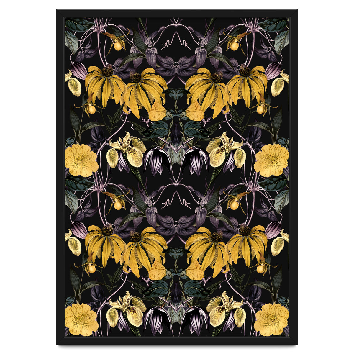 Nocturnal botanical garden kaleidoscope