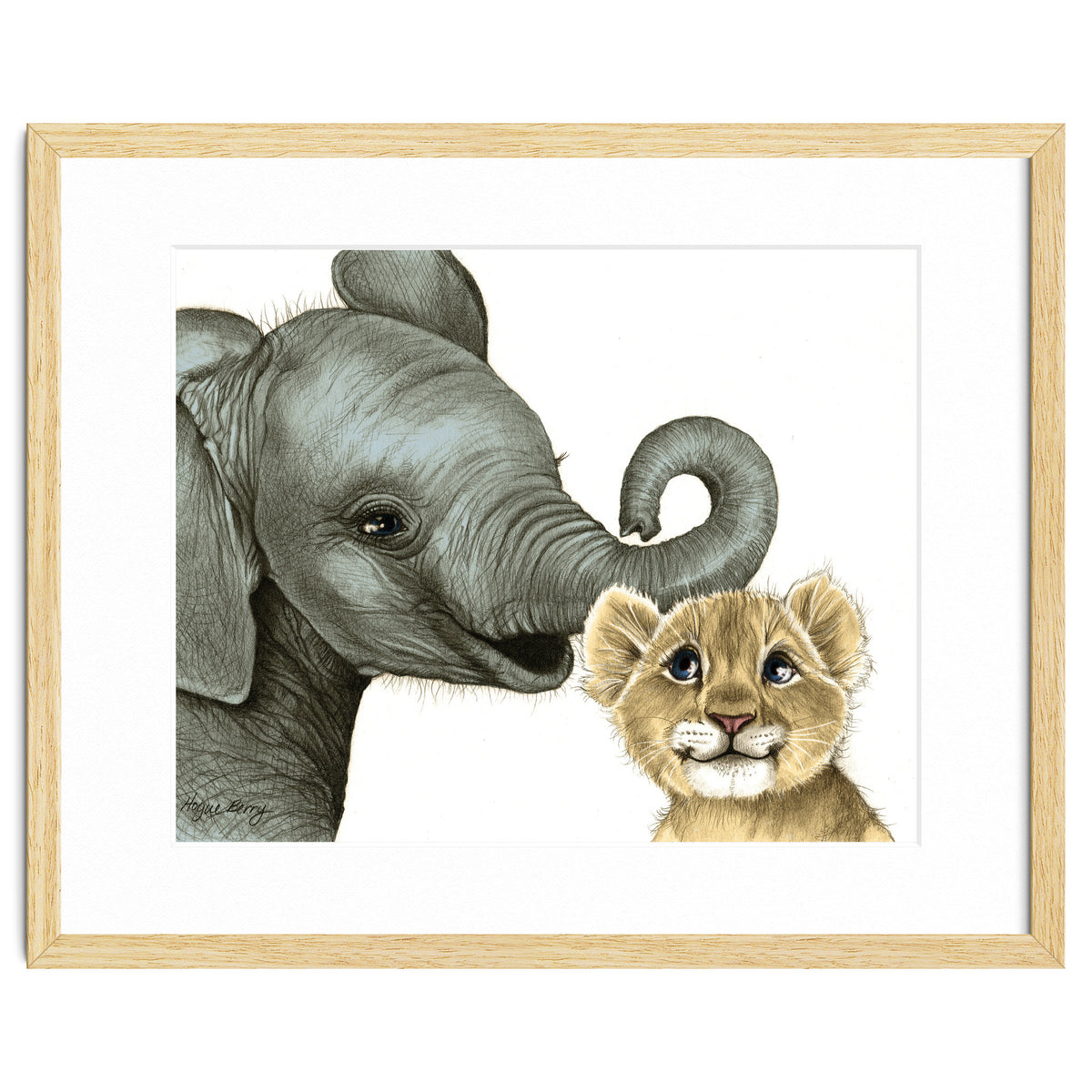 Best Friends, Elephant and Lion