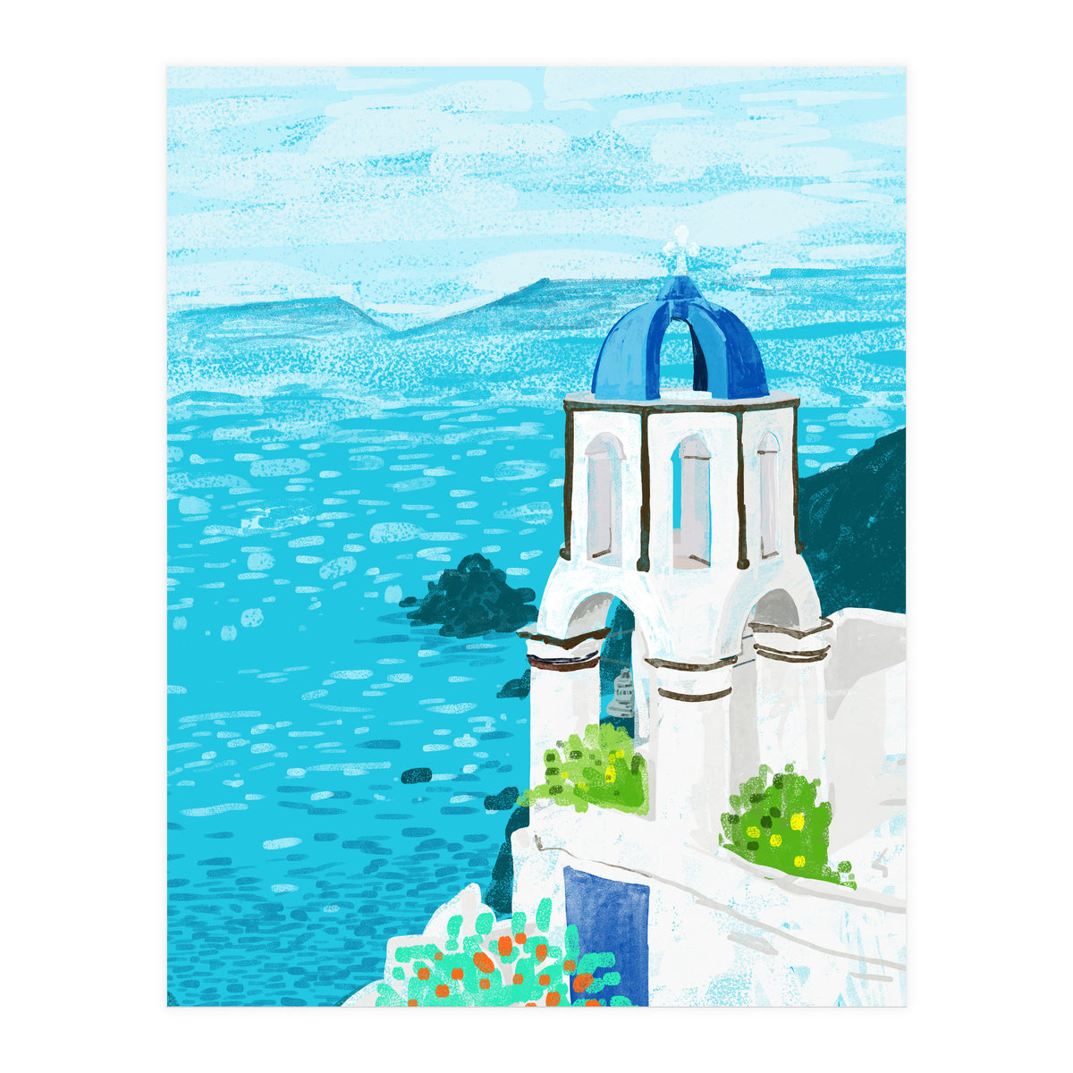 Greek Landscape (Print Only)