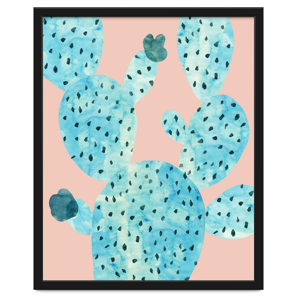 Watercolor of cacti III