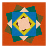 Kilim Floral Orange (Print Only) thumbnail