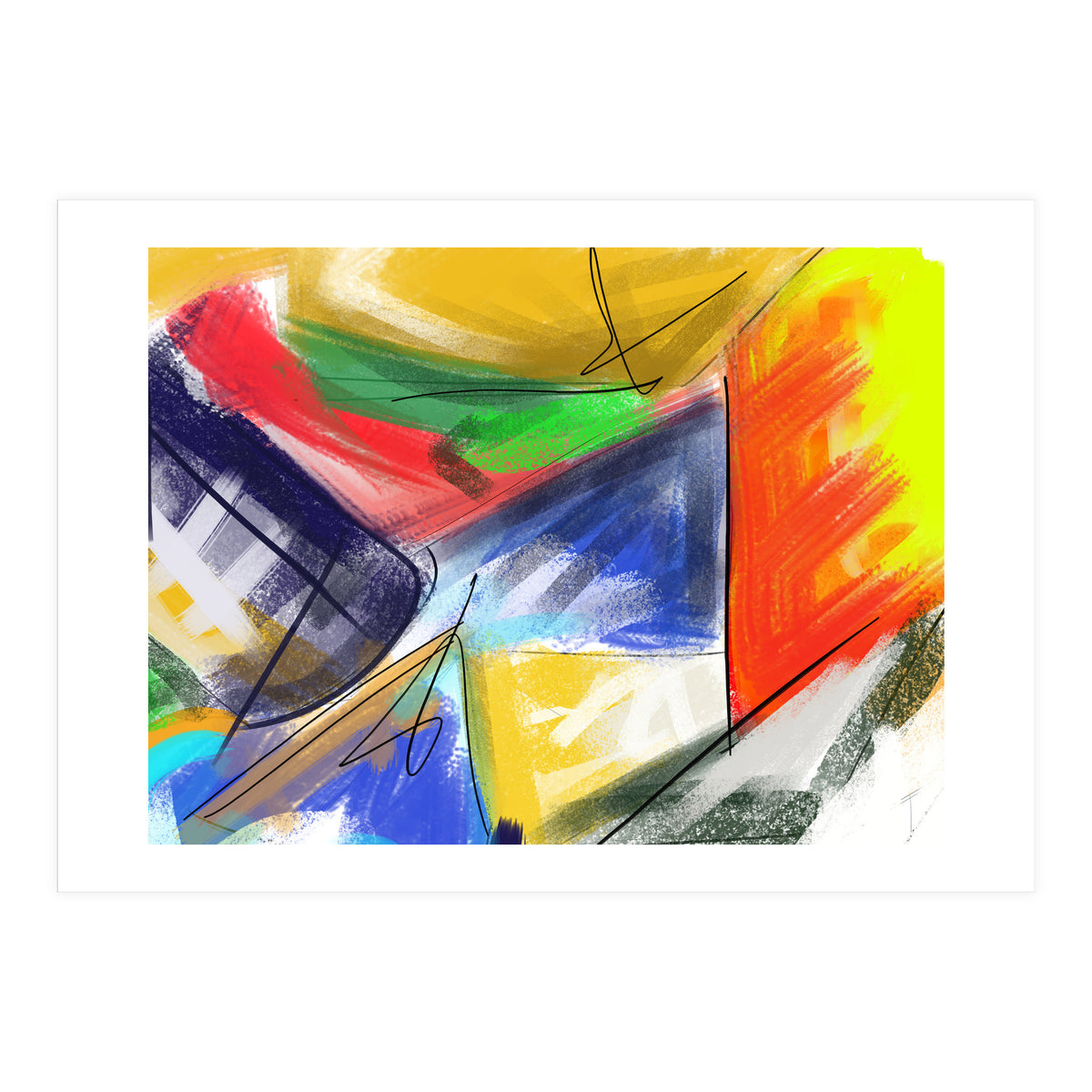 Colored Brushes (Print Only)