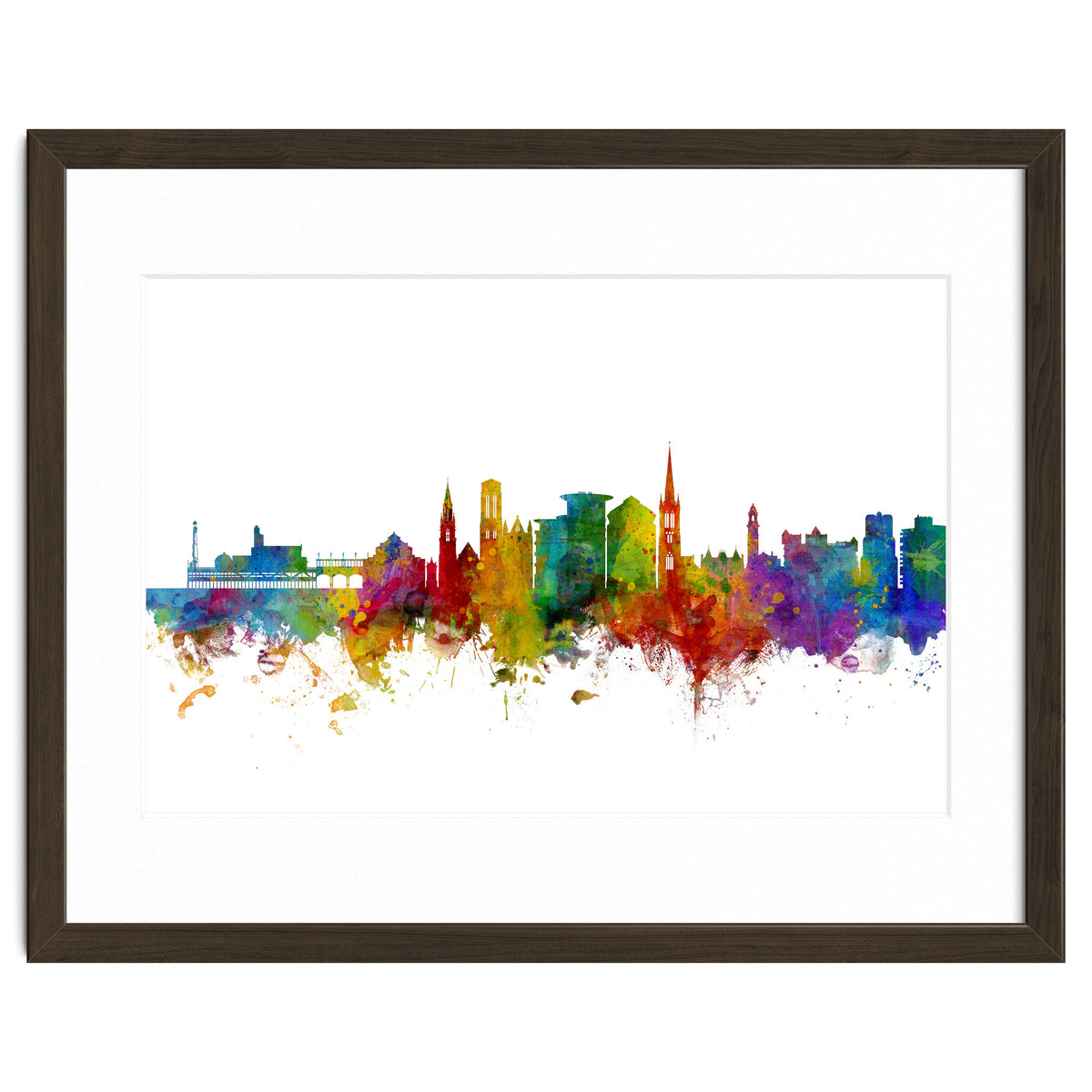 Bournemouth England Skyline