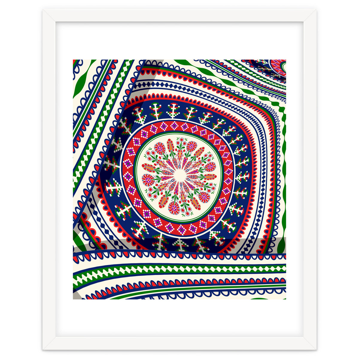 Romanian embroidery background 23