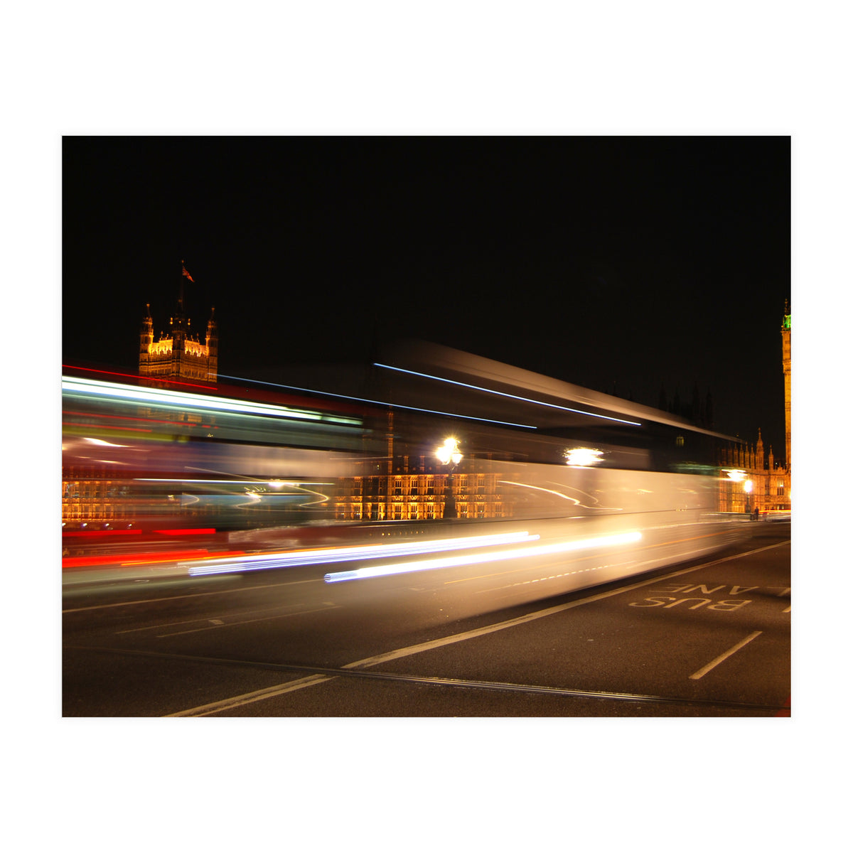 London Big Ben At Night (Print Only)