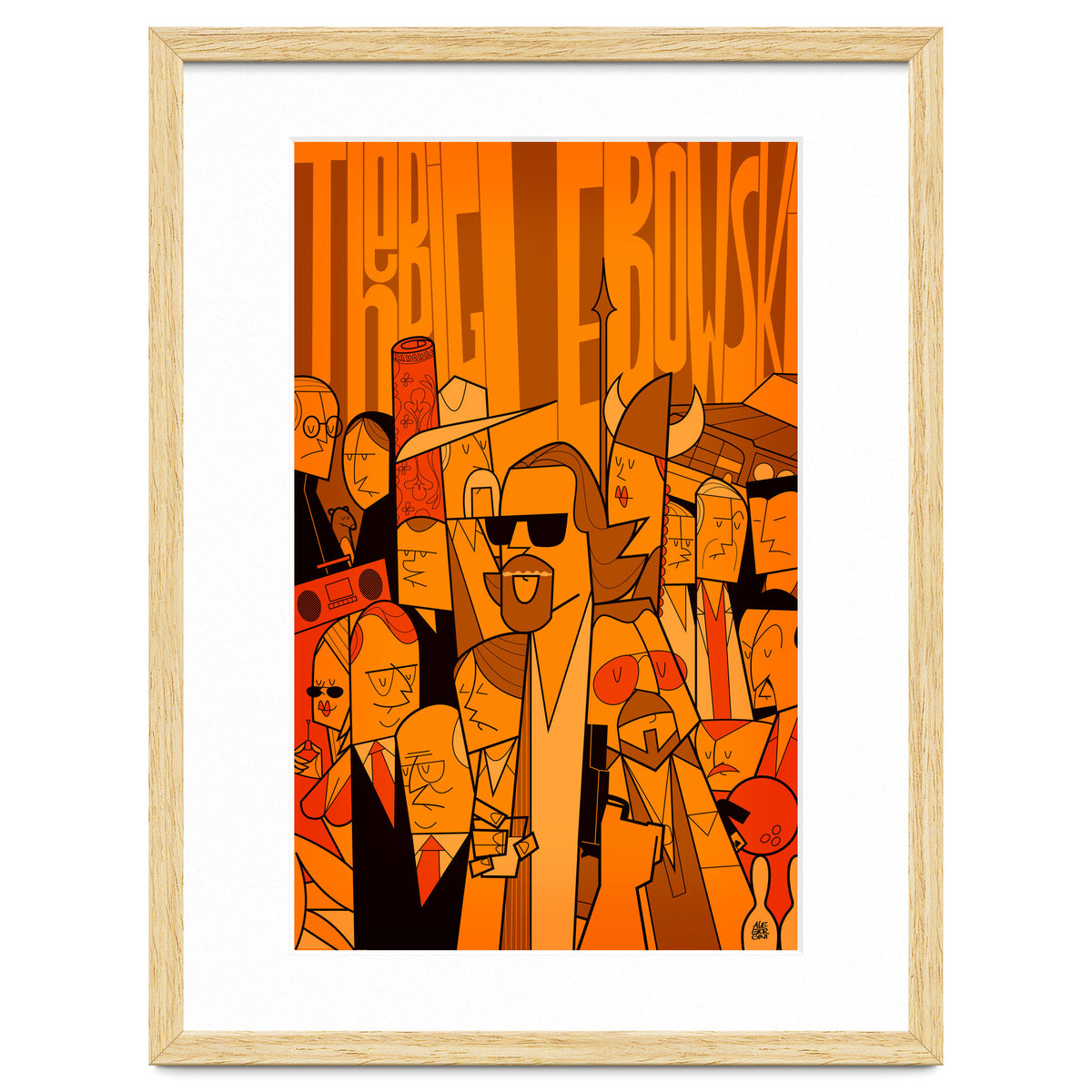 The Big Lebowski Alternative Movie Poster