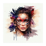 Watercolor Carnival Woman #9 (Print Only) thumbnail
