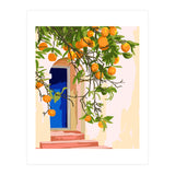 Wherever you go, go with all your heart | Summer Travel Morocco Boho Oranges | Architecture Building (Print Only) thumbnail