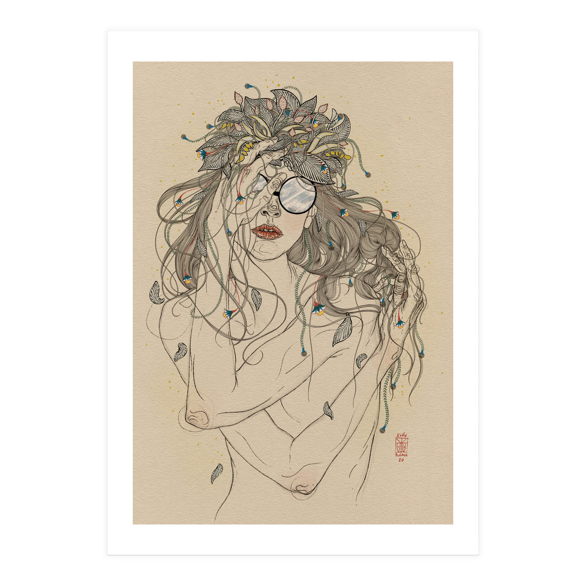 Let's watch the clouds together soon (Print Only)