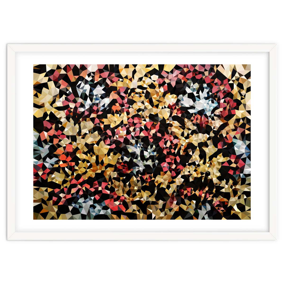 Floral Gold Geometric