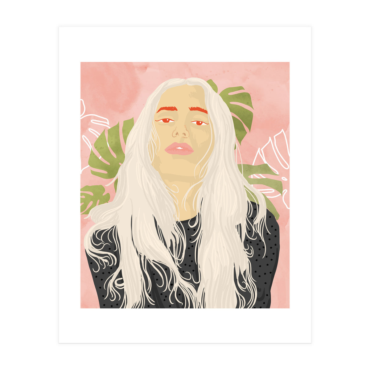 Tropical Fashionista (Print Only)