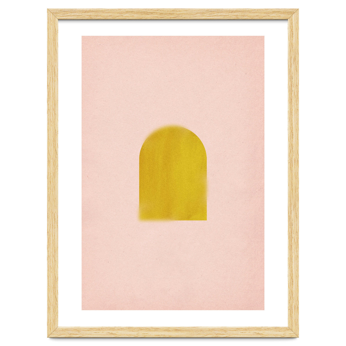 Pink and mustard arch