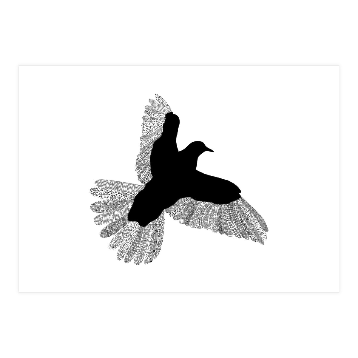 Bird White (Print Only)