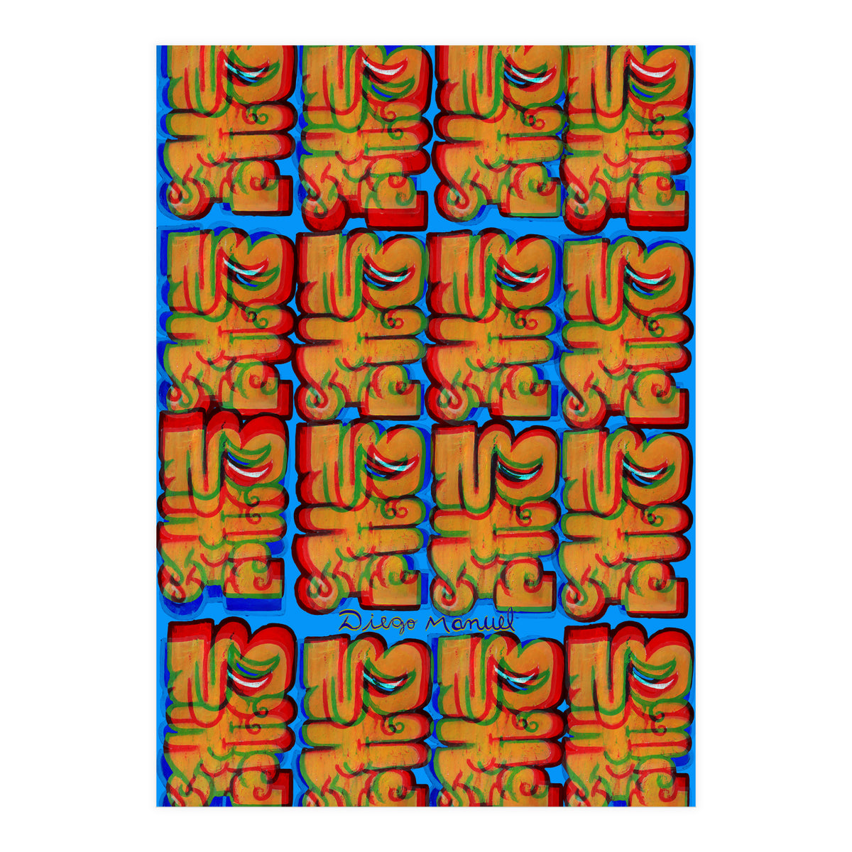 Graffitis 2021 Tapiz 132 (Print Only)