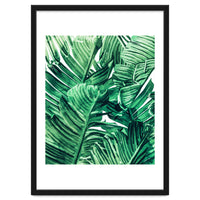 Tropical State of Mind | Watercolor Palm Banana Leaves Painting | Botanical Jungle Bohemian Plants