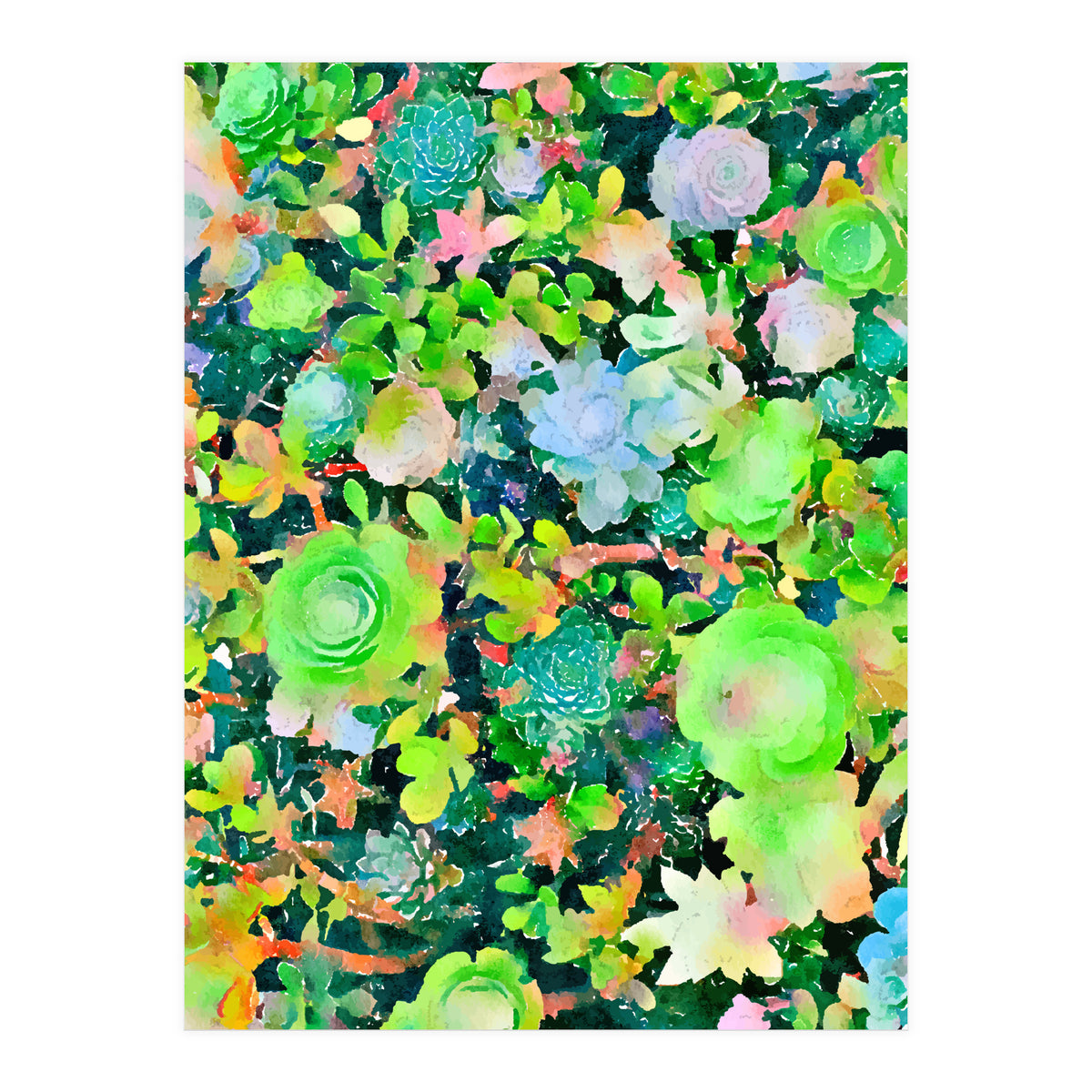 The Desert Works Constantly To Forbid It, But The Cactus Blooms Anyway (Print Only)