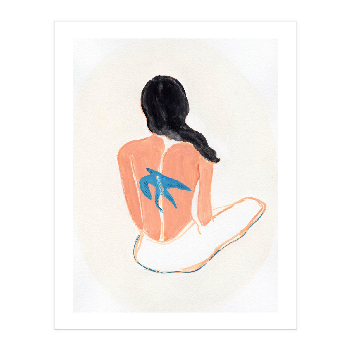 Blue Tattoo (Print Only)