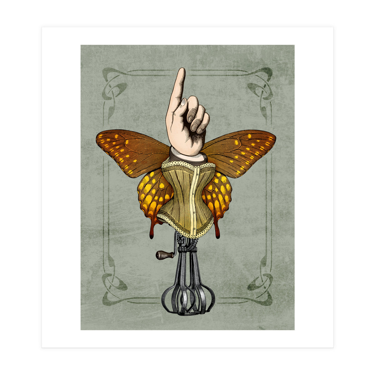 Butterhand Portrait (Print Only)