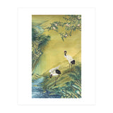 Cranes Under A Peach Tree (Print Only) thumbnail