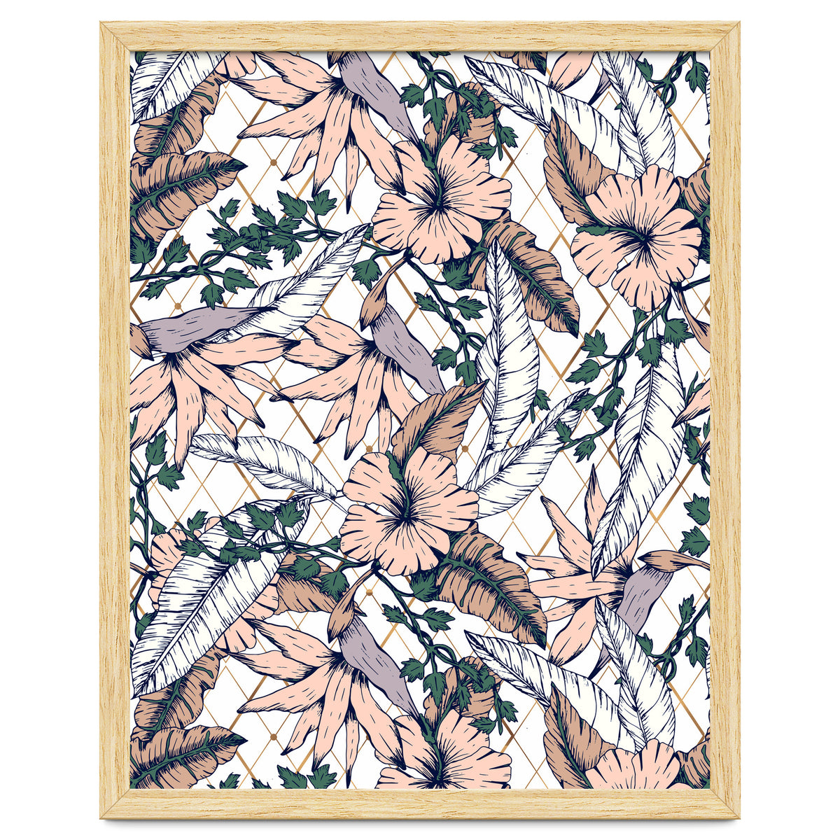 Exotic flowering and pattern geometric