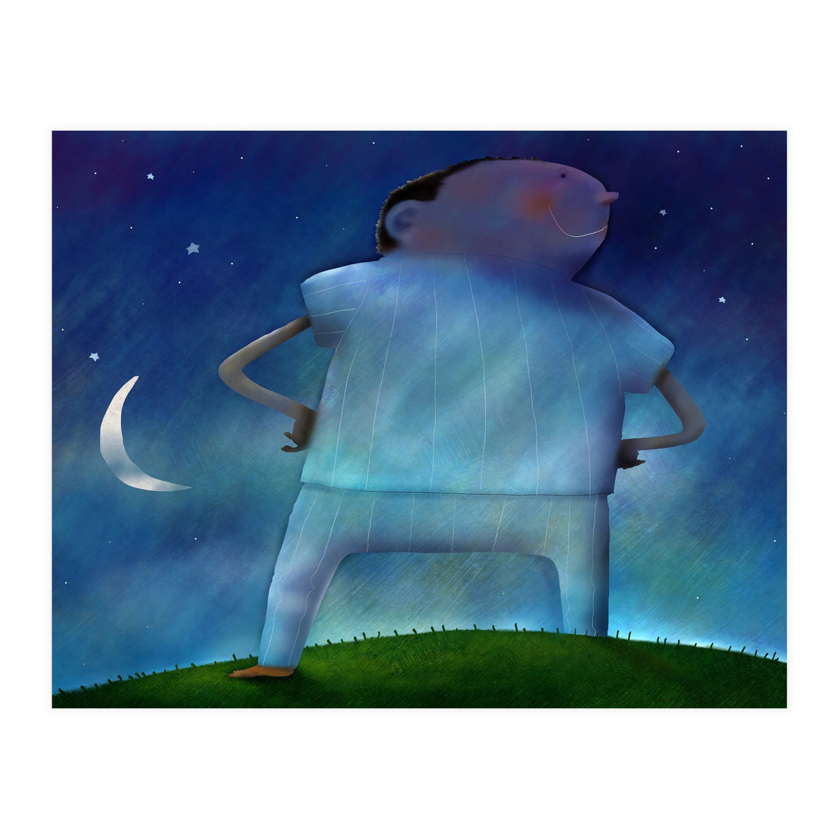 On Top Of His World (Print Only)