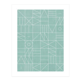 My Favorite Geometric Patterns No.7 - Light Blue (Print Only) thumbnail