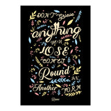 Anything you lose comes round in another form - Rumi Quote Typography (Print Only) thumbnail