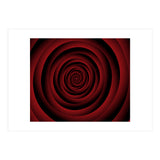 Abstract Concentric Spiral Circles (Print Only) thumbnail