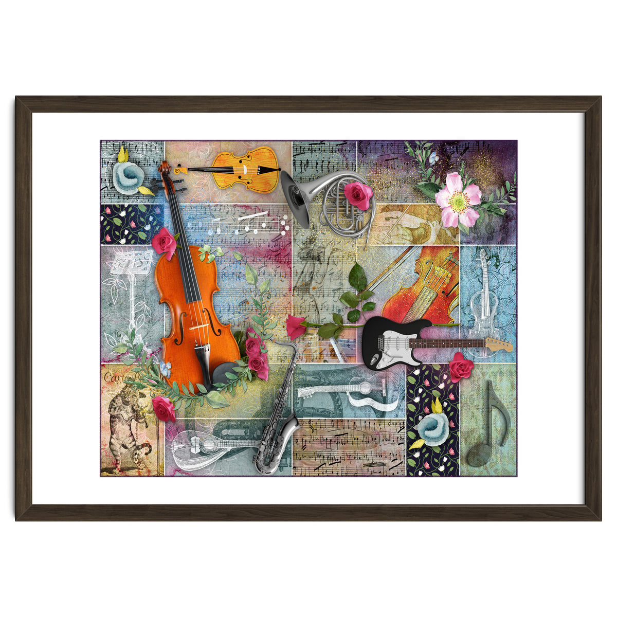 Musical Garden Collage