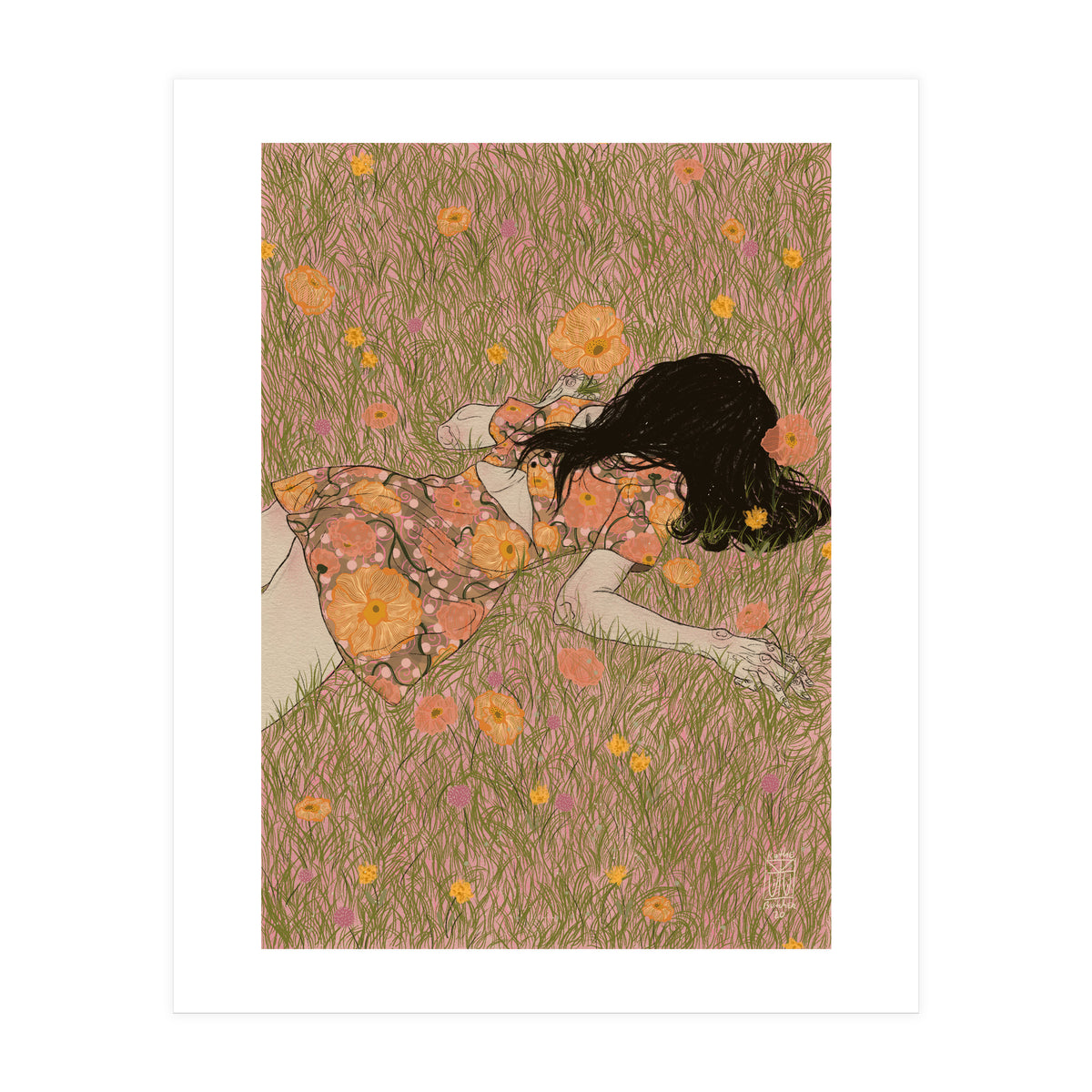 Grass as soft as cotton candy (Print Only)