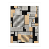 Random Pattern - Concrete and Wood (Print Only) thumbnail