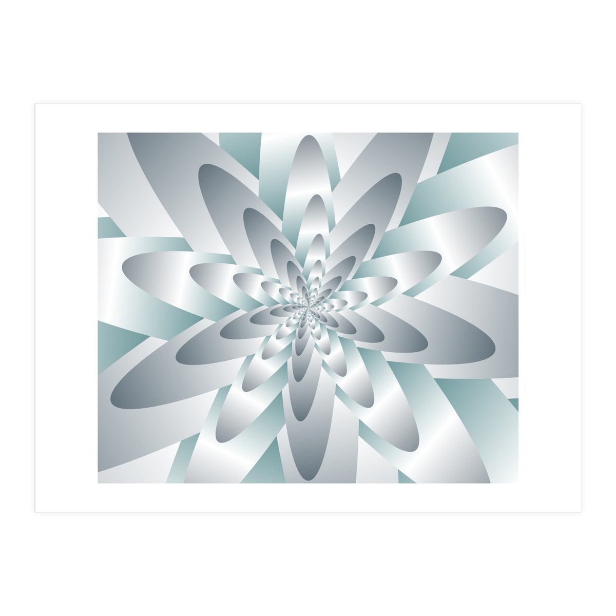 Swirl Flower Pattern  (Print Only)