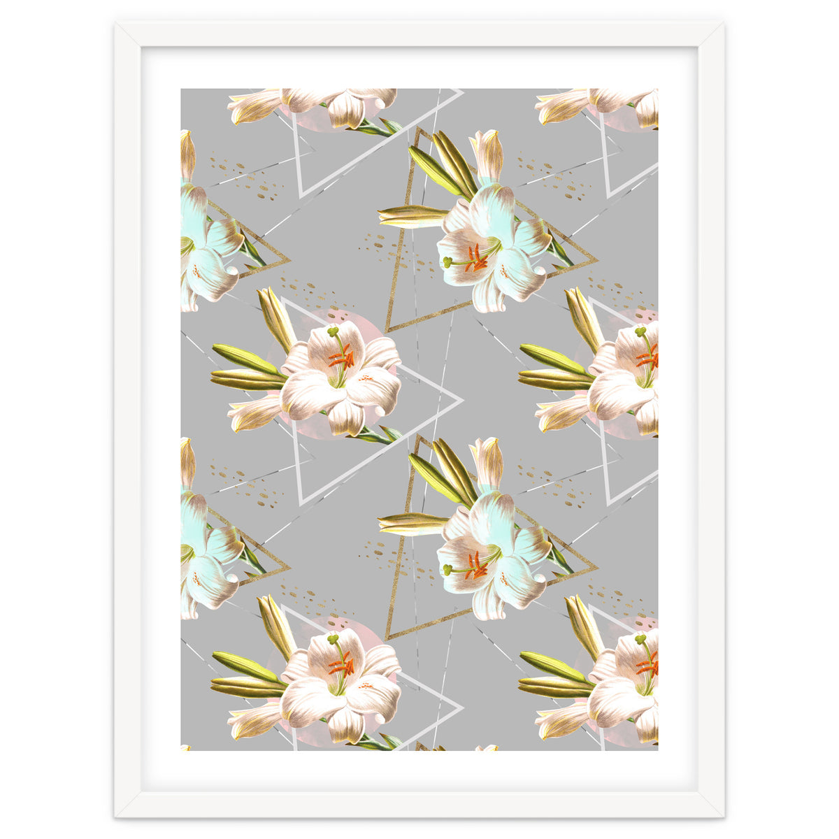 Botanical blooming with geometric 02
