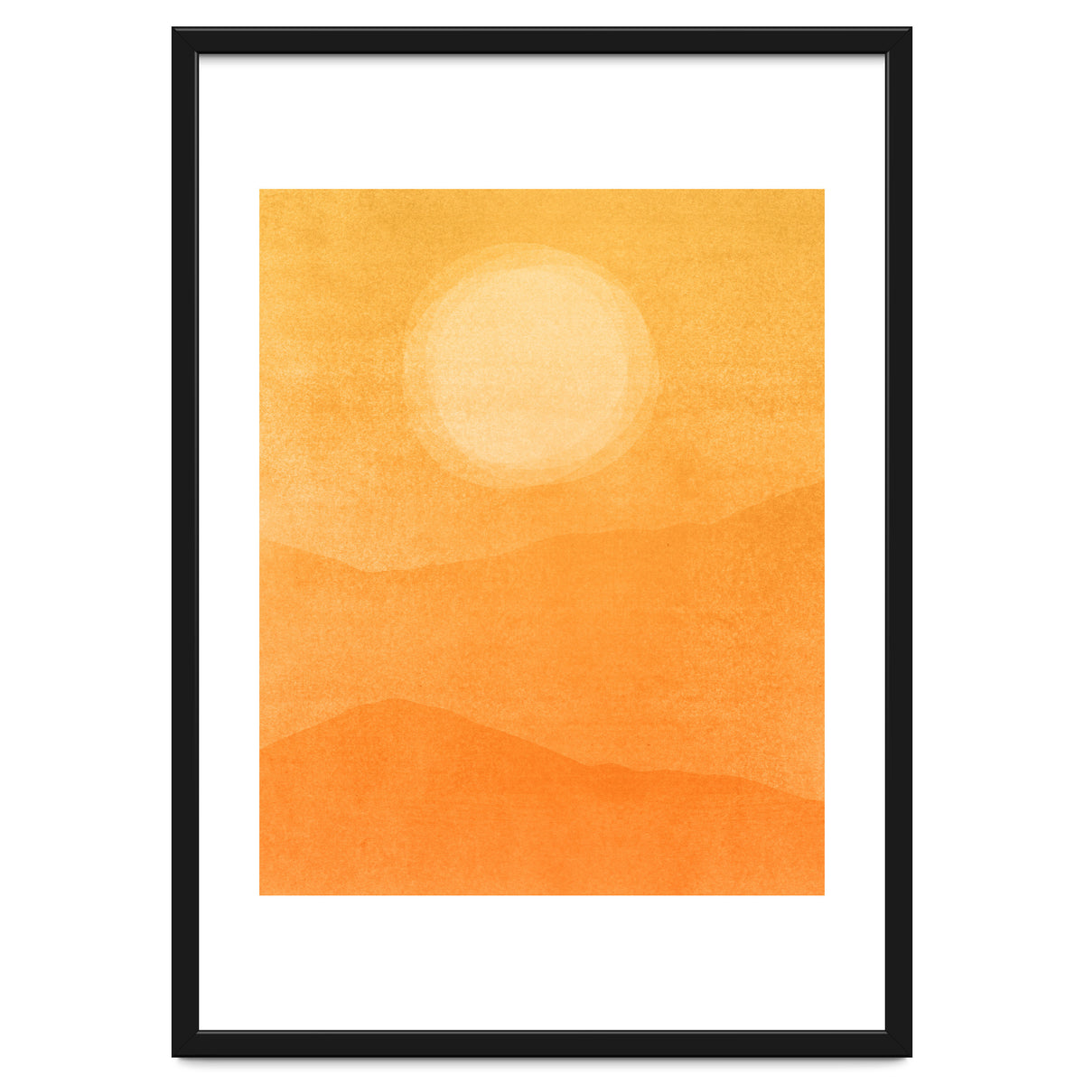 Golden Afternoon Abstract