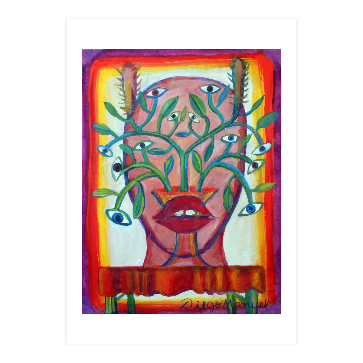 Cabeza De Mujer 5 (Print Only)