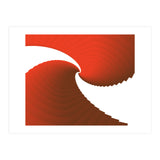 Red & White Spiral  (Print Only) thumbnail