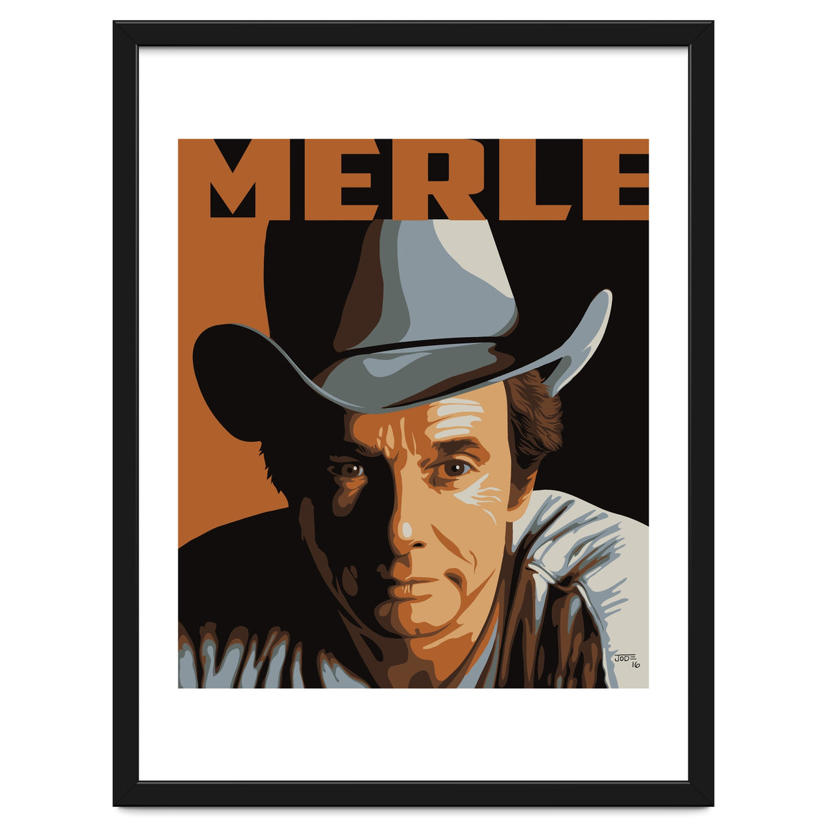 Merle Haggard Poster