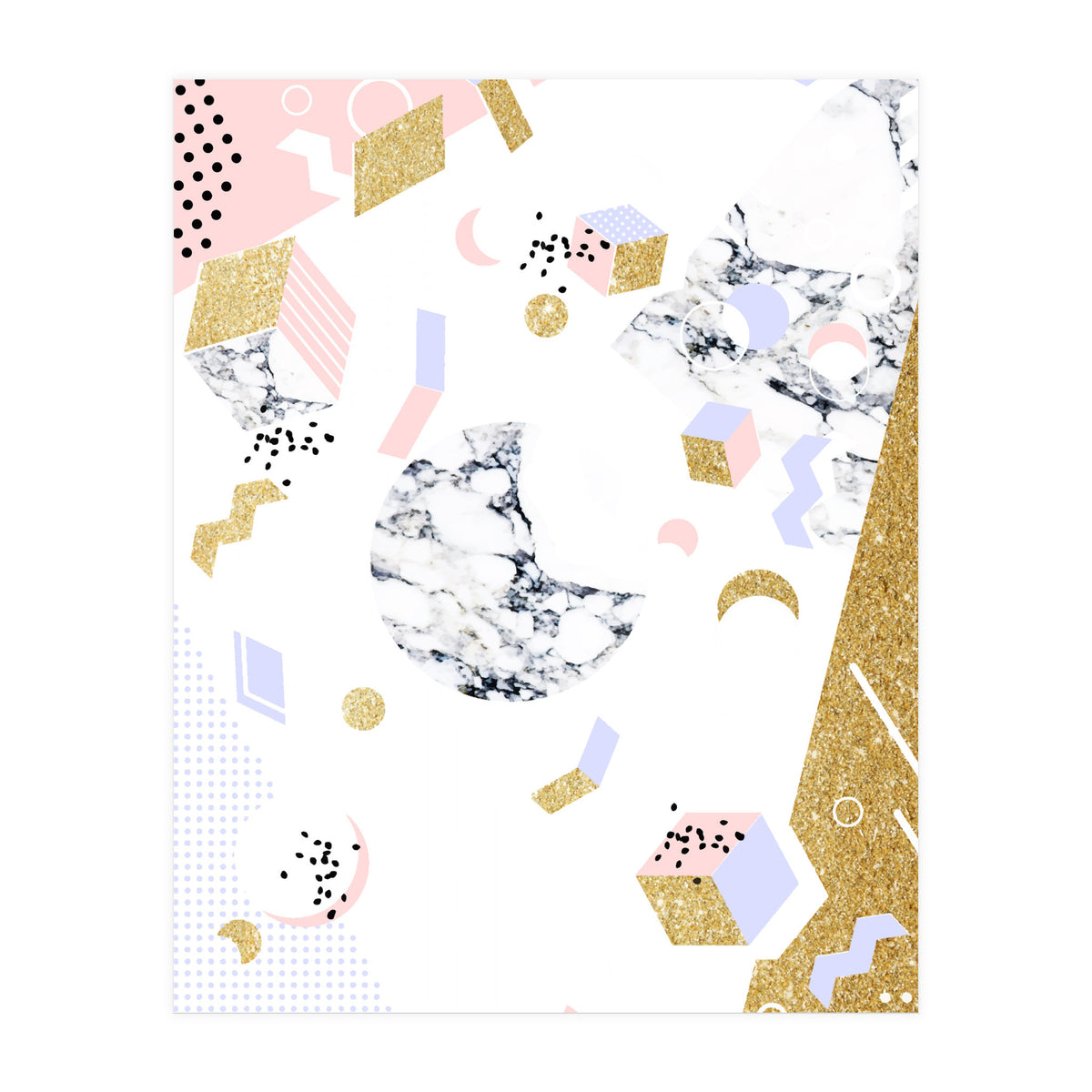 Marble Moon Abstraction (Print Only)