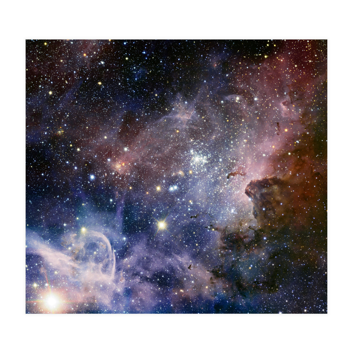 Carina Nebula's Hidden Secrets (Print Only)