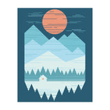 Cabin In The Snow (Print Only) thumbnail