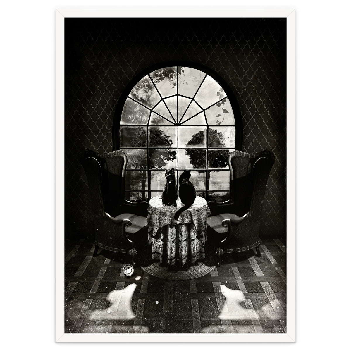 Room Skull Bw