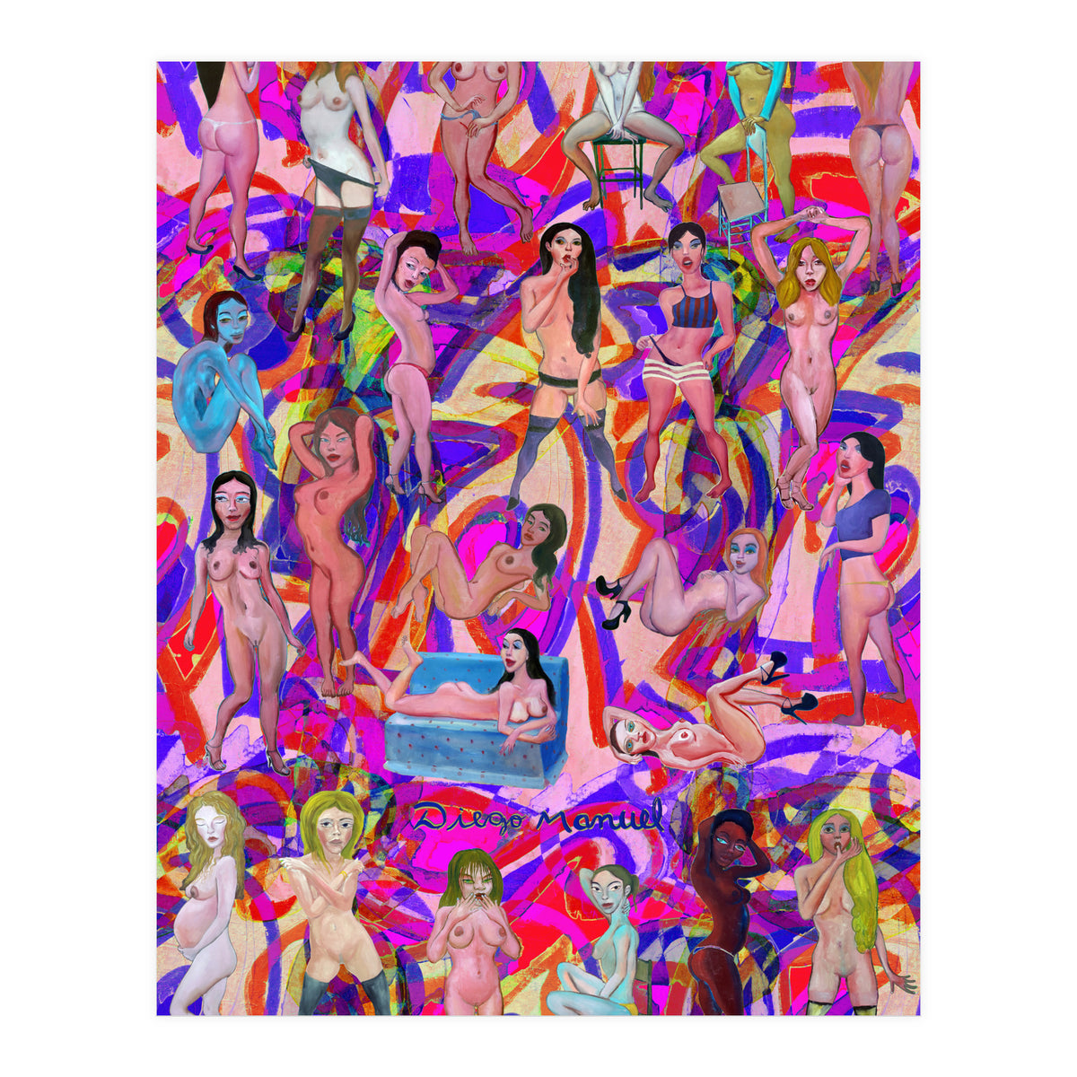 Chicas 3d 13 (Print Only)