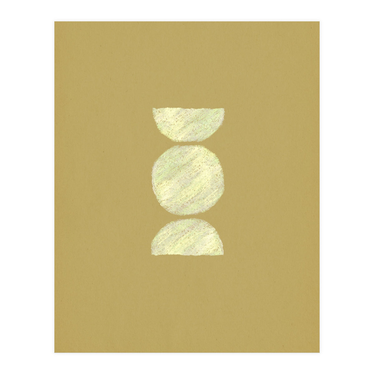 Olive green shapes (Print Only)