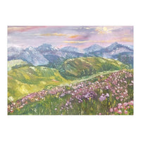 Sunset in the mountains (Print Only)