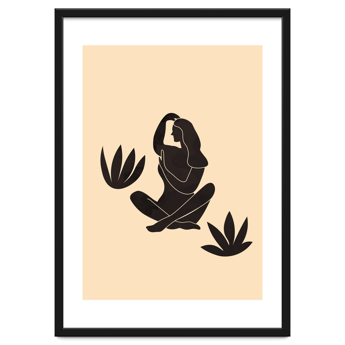 Female Body Line Art