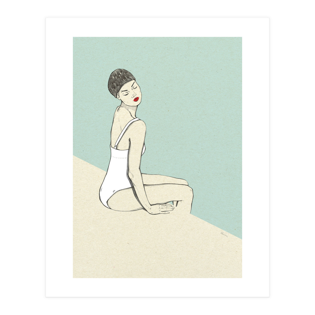 Plywaczka100x70 (Print Only)