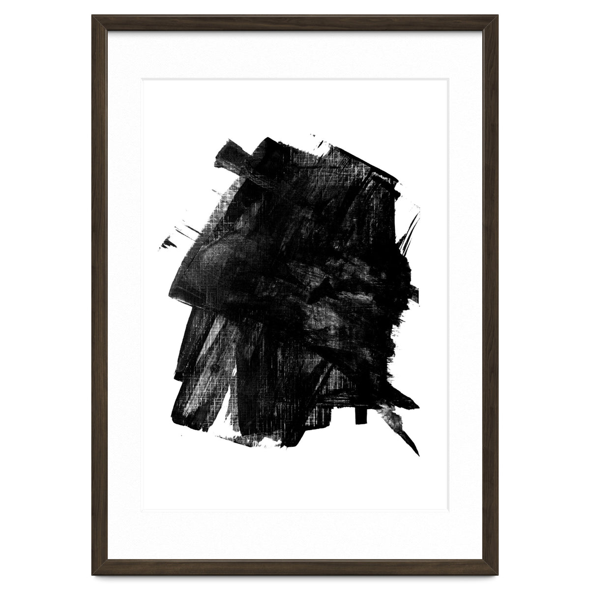 Minimalist Textured Brushstroke Art #3