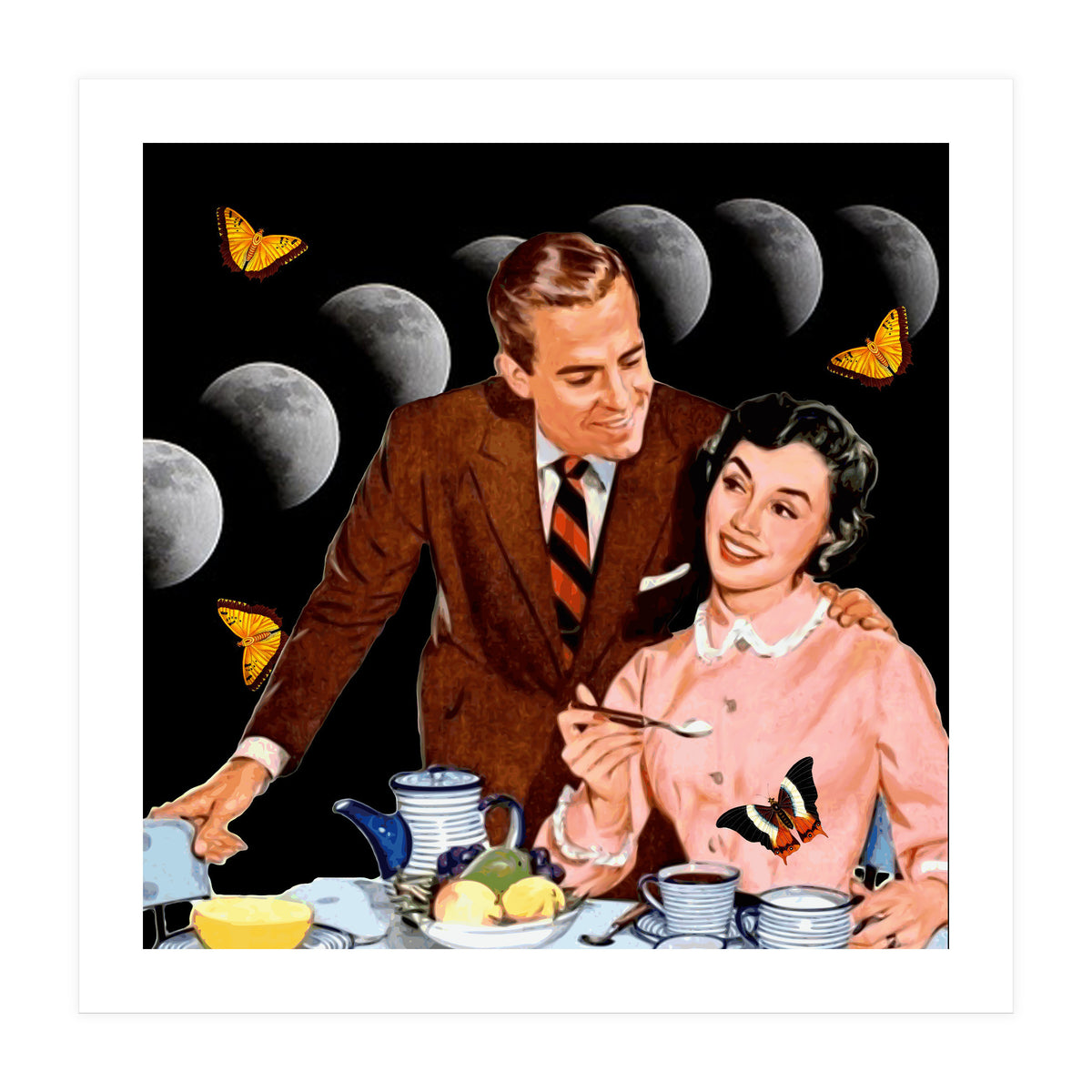 Bread In The Morning Makes Me Butterfly In Belly  (Print Only)